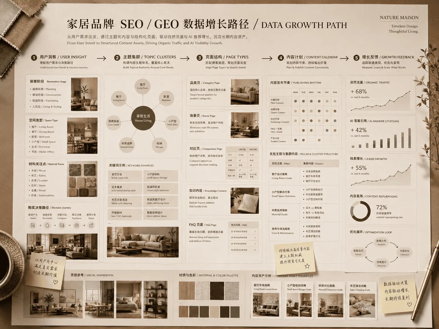 家居品牌 SEO / GEO 数据增长路径