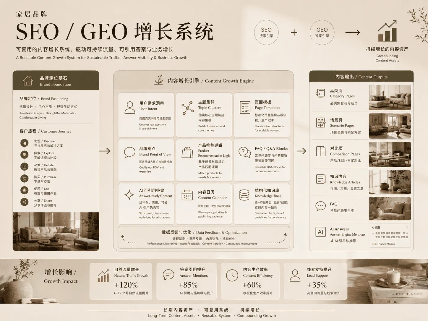 家居品牌 SEO / GEO 增长系统