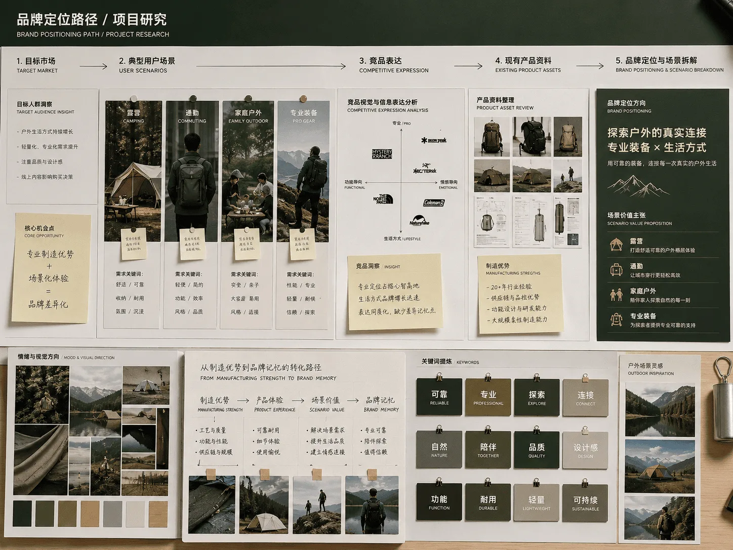 Outdoor Products Factory-to-Brand Brand Positioning Path
