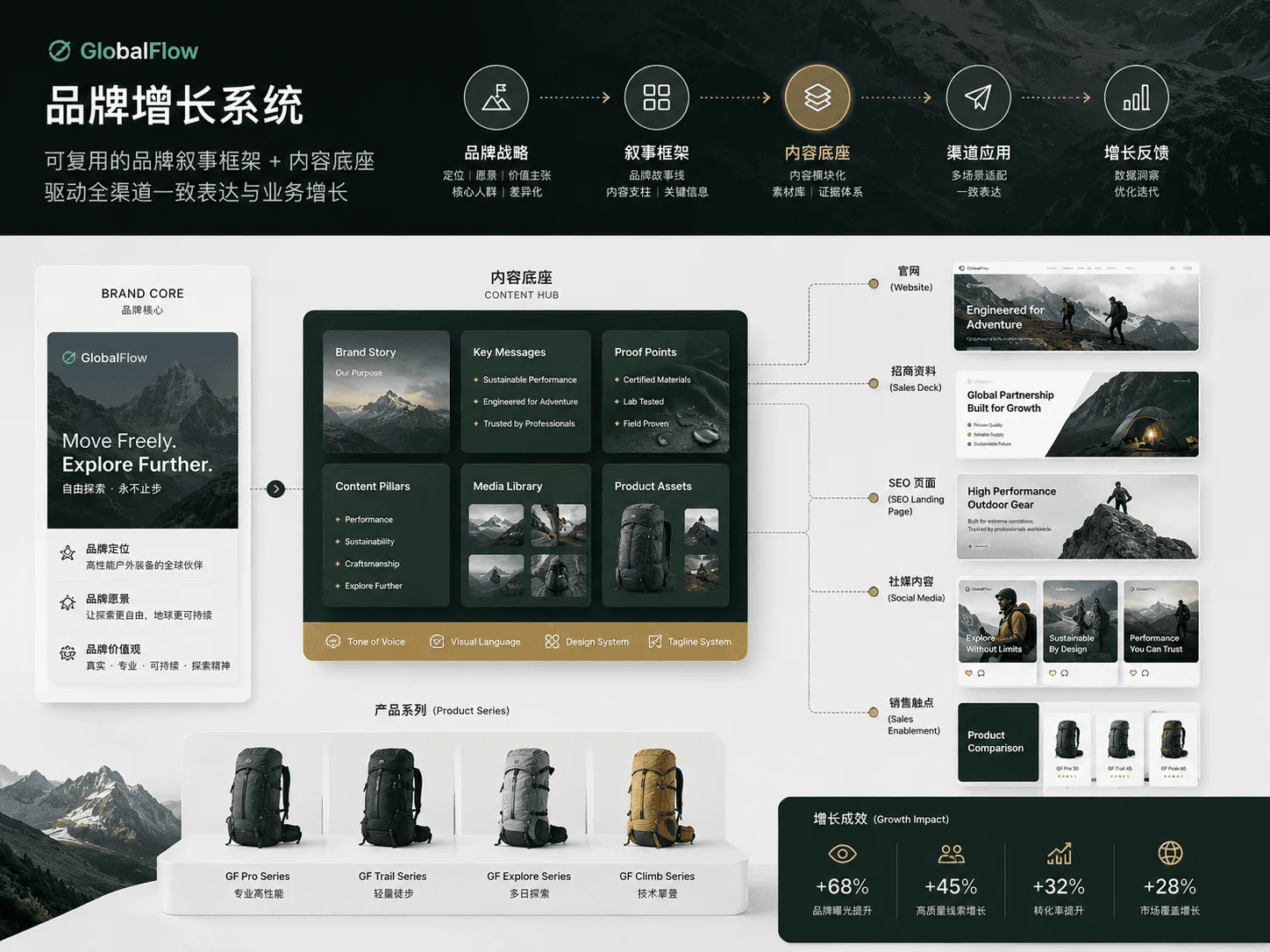 Outdoor Products Factory-to-Brand Brand Growth System